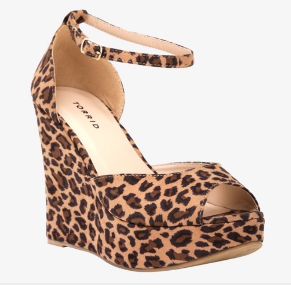 Torrid, leopard platform shoes. Never worn but tags fell off.